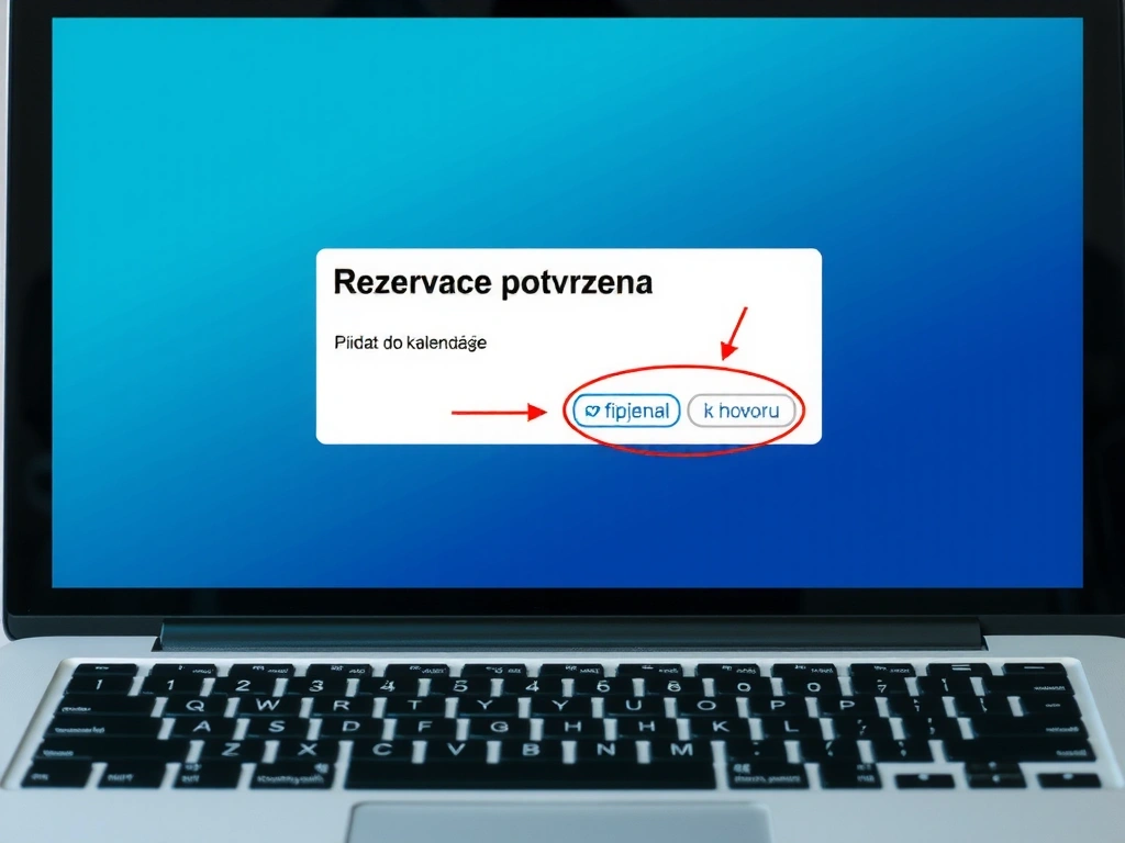 Potvrzení rezervace v e-mailu